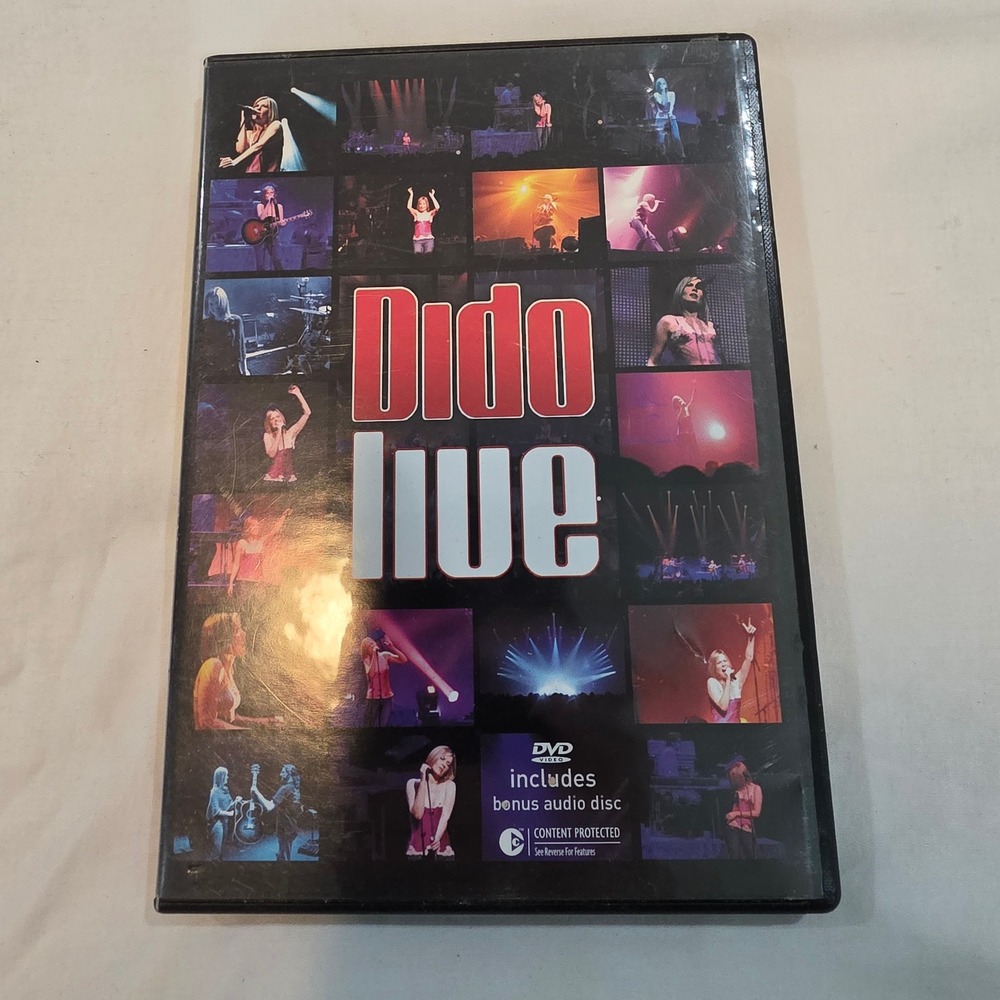 Dido Live DVD CD Set Music Video Concert 2005 Excellent White Flag